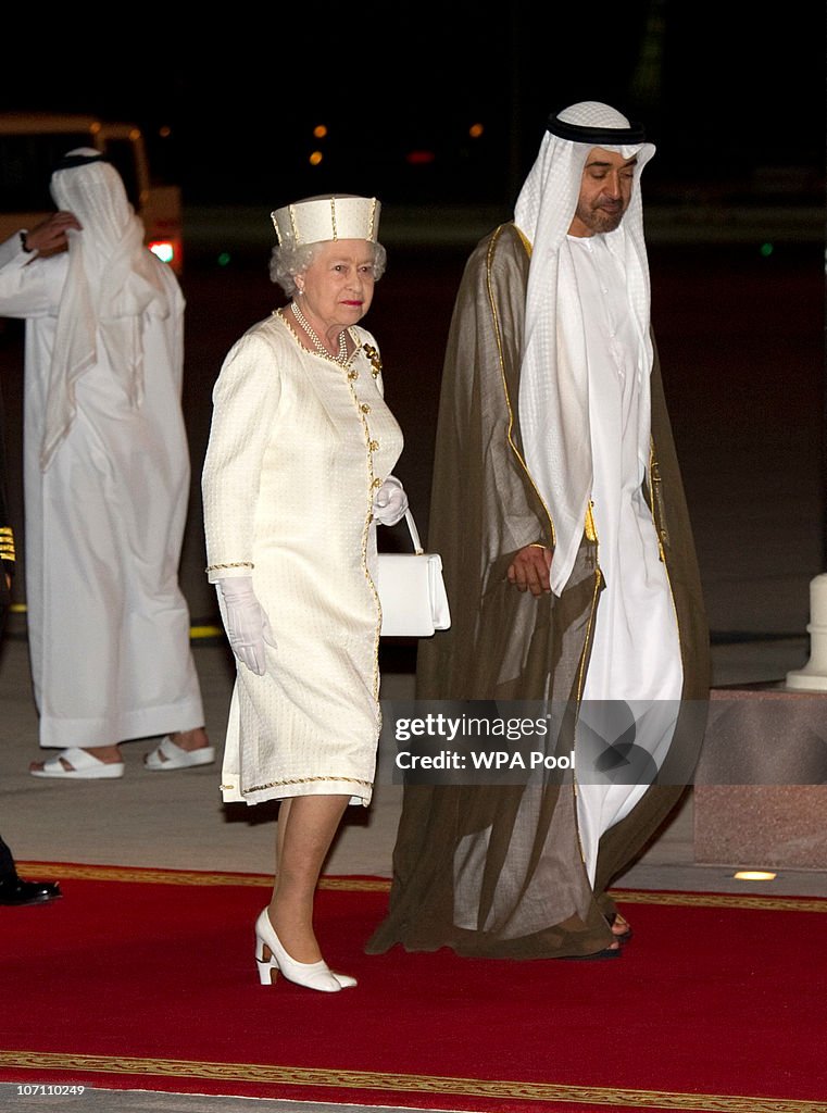 Queen Elizabeth II And Prince Philip Visit Abu Dhabi - Day 1