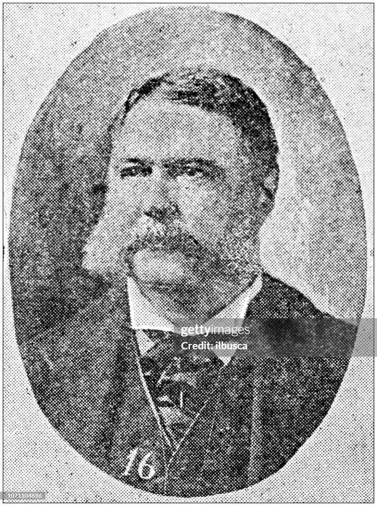 Antique portraits of important people - President of the United States: Chester A Arthur