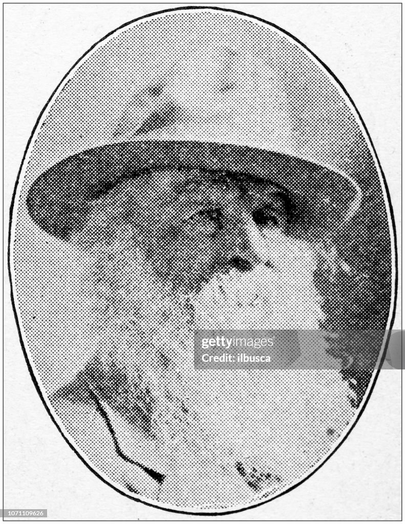 Antique portraits of important people - American authors: Walt Whitman