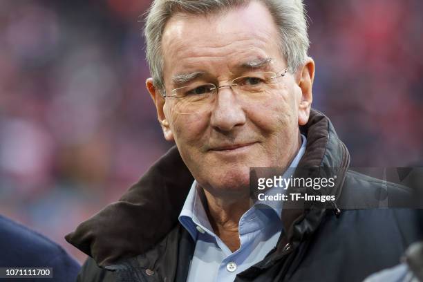 Karl Hopfner looks on during the Bundesliga match between FC Bayern Muenchen and 1. FC Nuernberg at Allianz Arena on December 8, 2018 in Munich,...