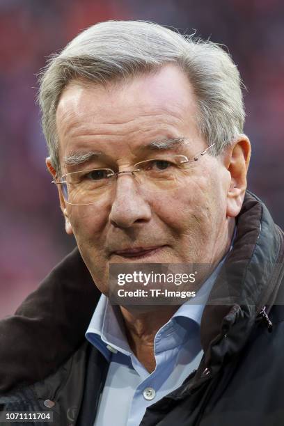 Karl Hopfner looks on during the Bundesliga match between FC Bayern Muenchen and 1. FC Nuernberg at Allianz Arena on December 8, 2018 in Munich,...