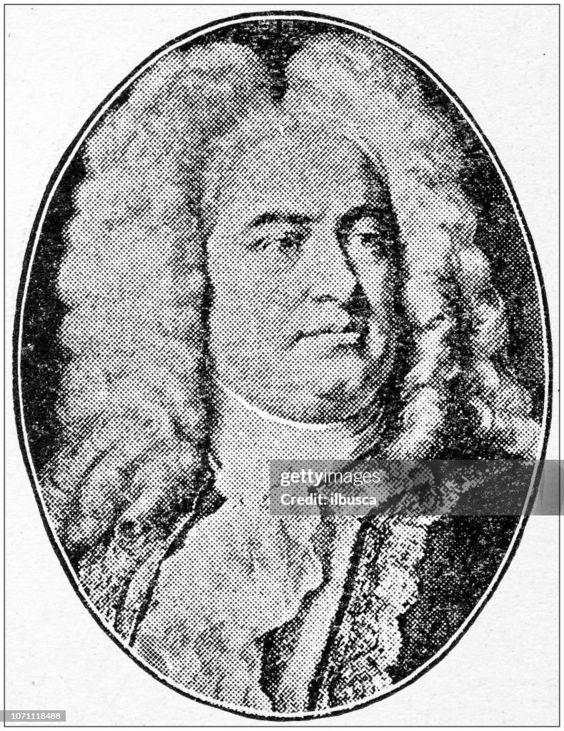 Antique portraits of important people - Composers: George Frideric Handel