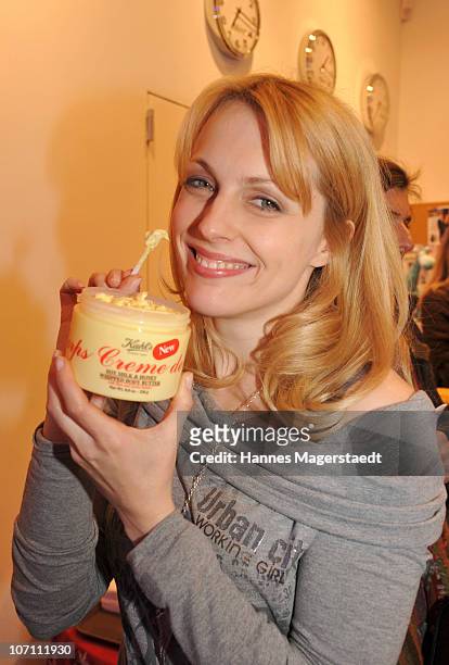 Actress Natalie Alison attend the Kiehl's Store Opening on November 24, 2010 in Munich, Germany.
