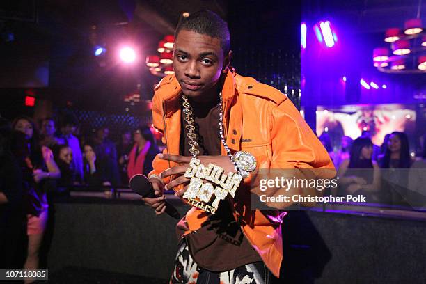 Soulja Boy during the taping of Snoop Dogg's "Dogg After Dark", a new weekly variety talk show, at Kress in Hollywood, CA on March 4, 2009. "Dogg...