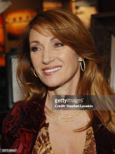 Jane Seymour during Actress Jane Seymour Attends the Unveiling of The Original Hollywood Sign Collection at Artexpo New York 2007 at Jacob Javits...