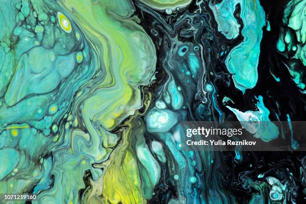 abstract liquid background - mixing fotografías e imágenes de stock