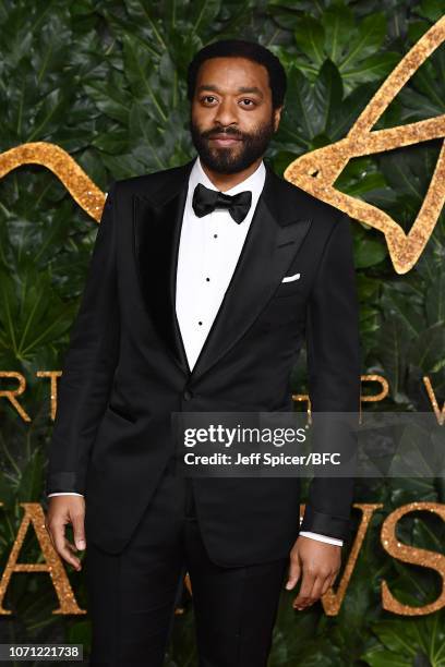 Chiwetel Ejiofor arrives at The Fashion Awards 2018 In Partnership With Swarovski at Royal Albert Hall on December 10, 2018 in London, England.