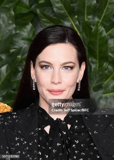 Liv Tyler arrives at The Fashion Awards 2018 In Partnership With Swarovski at Royal Albert Hall on December 10, 2018 in London, England.