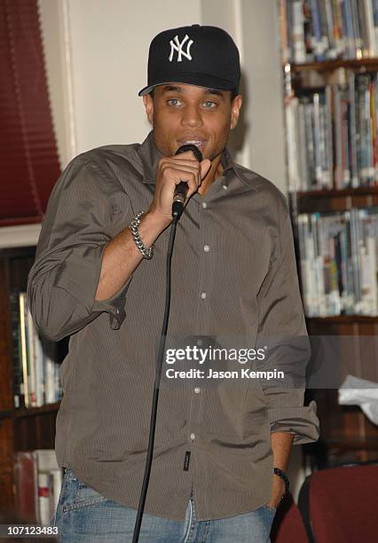 Michael Ealy during Celebrity Teachers Instruct NYC High School Students At Working Playground's Master Classes - March 26, 2007 at New Design High...