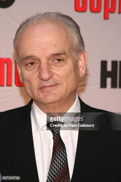 David Chase during "The Sopranos" Final Season World Premiere - Arrivals at Radio City Music Hall in New York City, New York, United States.