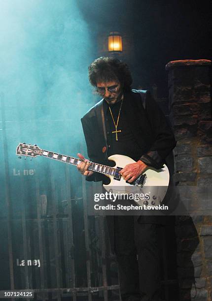 Tony Iommi during Heaven and Hell - Black Sabbath Featuring Ronnie James Dio in Concert at Radio City Music Hall in New York City - March 30, 2007 at...