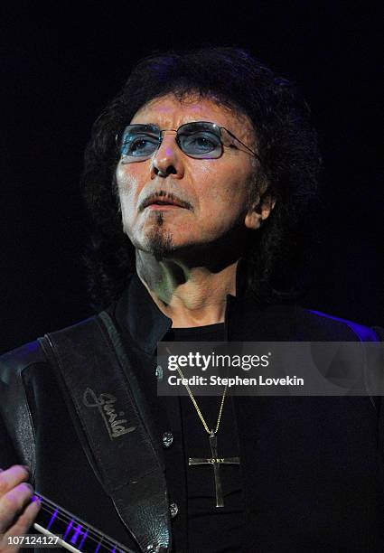 Tony Iommi during Heaven and Hell - Black Sabbath Featuring Ronnie James Dio in Concert at Radio City Music Hall in New York City - March 30, 2007 at...