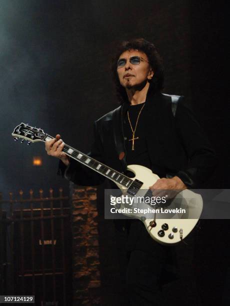Tony Iommi during Heaven and Hell - Black Sabbath Featuring Ronnie James Dio in Concert at Radio City Music Hall in New York City - March 30, 2007 at...