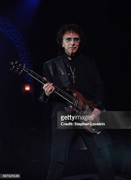 Tony Iommi during Heaven and Hell - Black Sabbath Featuring Ronnie James Dio in Concert at Radio City Music Hall in New York City - March 30, 2007 at...