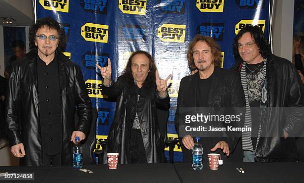 Tony Iommi, Ronnie James Dio, Geezer Butler and Vinny Appice