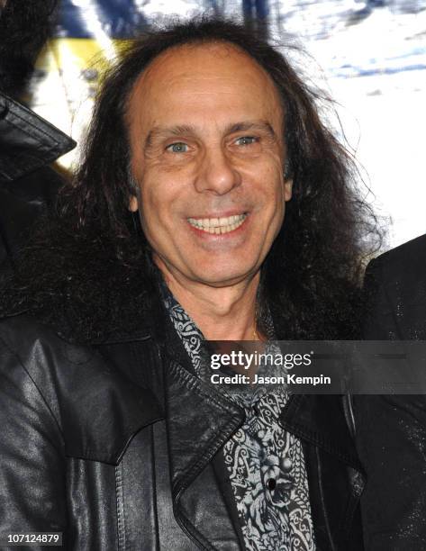 Ronnie James Dio during Black Sabbath In-Store Appearance For "Heaven and Hell: The Dio Years" - April 3, 2007 at Best Buy - 5th Avenue in New York...