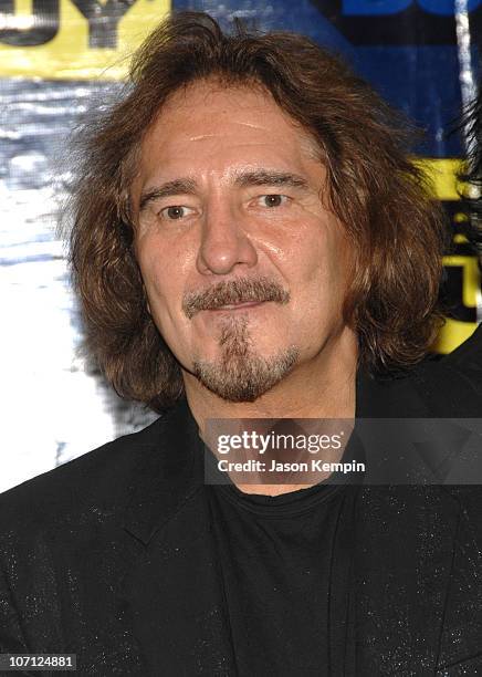 Geezer Butler during Black Sabbath In-Store Appearance For "Heaven and Hell: The Dio Years" - April 3, 2007 at Best Buy - 5th Avenue in New York...