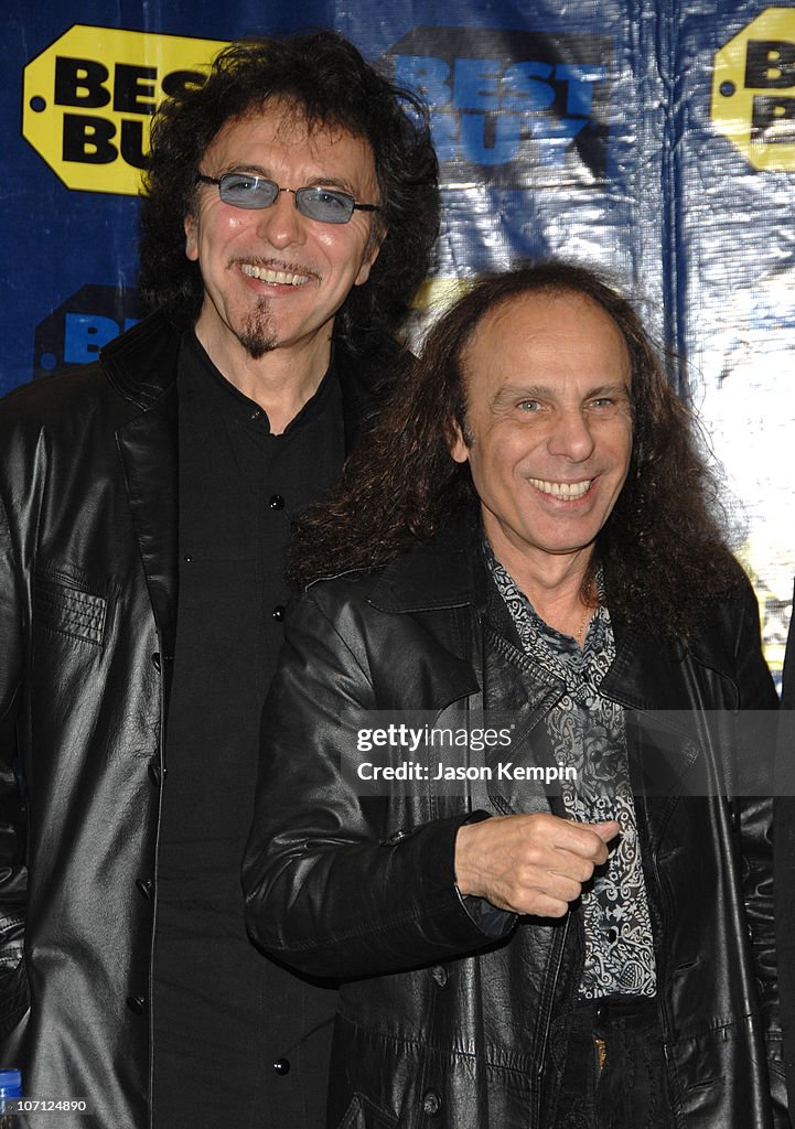 Black Sabbath In-Store Appearance For "Heaven and Hell: The Dio Years" - April 3, 2007