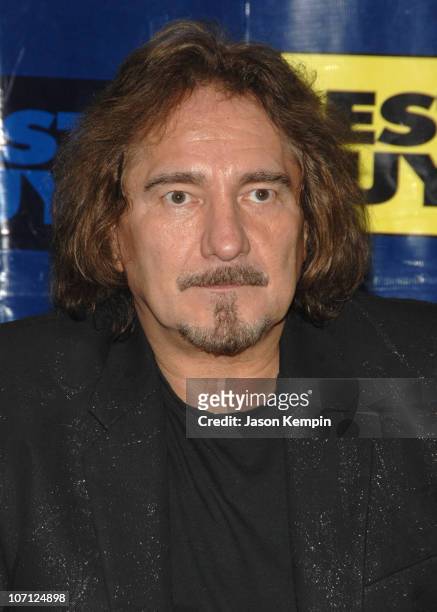 Geezer Butler during Black Sabbath In-Store Appearance For "Heaven and Hell: The Dio Years" - April 3, 2007 at Best Buy - 5th Avenue in New York...