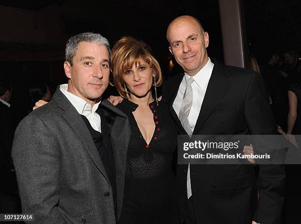 Co-president of Columbia Pictures Matt Tolmach, Co-chairman Sony Pictures Entertainment, Amy Pascal and producer Neal Moritz attend the after party...