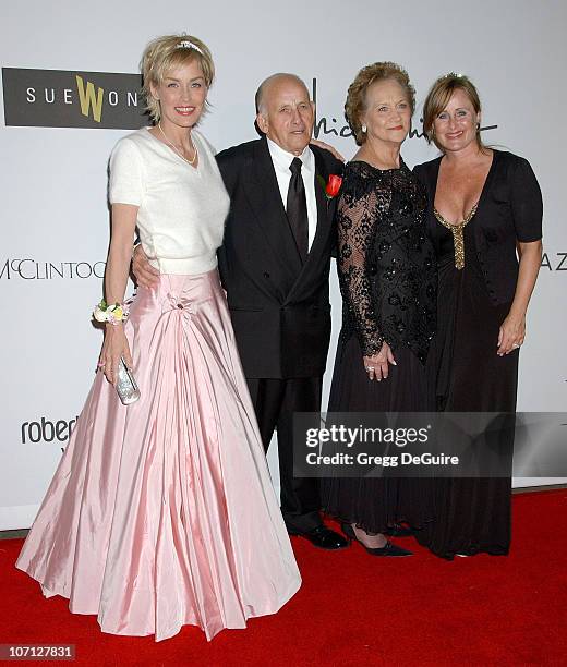 Sharon Stone, Kelly Stone and parents during Sharon Stone and Kelly Stone Host the 1st Annual "Class of Hope Prom 2007" Charity Benefit - Arrivals at...