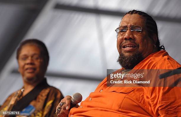 Big Al Carson during 38th Annual New Orleans Jazz & Heritage Festival Presented by Shell - Big Al Carson at Fair Grounds Race Course in New Orleans,...