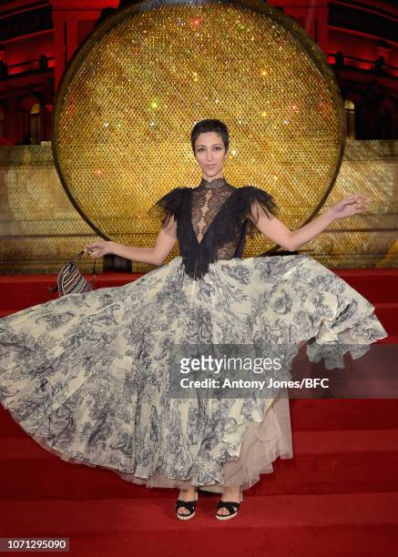 Yasmin Sewell during The Fashion Awards 2018 In Partnership With Swarovski at Royal Albert Hall on December 10, 2018 in London, England.