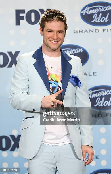 Blake Lewis during "American Idol" Season 6 Finale - Press Room at Kodak Theatre in Hollywood, California, United States.