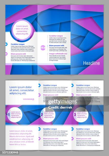Generic Leaflet Example Leaflet Design Example High-Res Vector Graphic - Getty Images