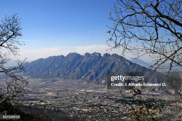 cerro de las mitras - monterrey mexico 個照片及圖片檔