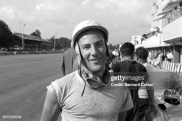 Stirling Moss, Mercedes W196, Grand Prix of Italy, Autodromo Nazionale Monza, 11 September 1955.