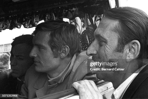 Jo Schlesser, Jean-Claude Killy, Grand Prix of Belgium, Circuit de Spa-Francorchamps, 09 June 1968. Triple Olympic ski champion Jean-Claude Killy...