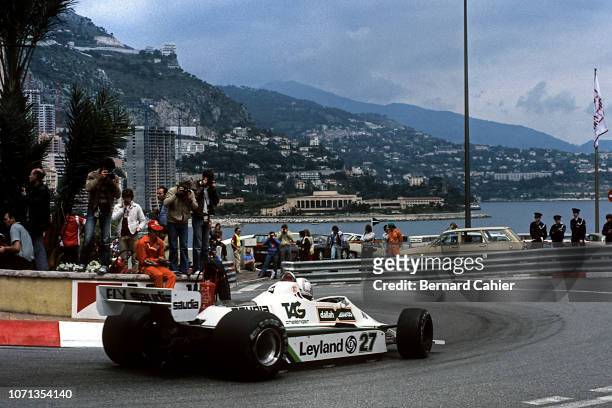 Alan Jones, Williams-Ford FW07B, Grand Prix of Monaco, Circuit de Monaco, 18 May 1980.