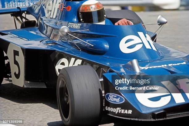 Jackie Stewart, Tyrrell-Ford 006, Grand Prix of Monaco, Circuit de Monaco, 03 June 1973. Jackie Stewart on the way to victory in the 1973 Monaco...