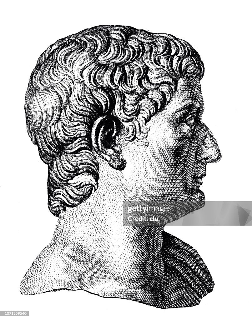 Tiberius Rome Bust Of Tiberius Roman Emperor High-Res Vector Graphic - Getty Images