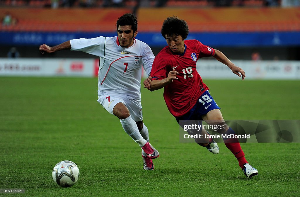 16th Asian Games - Day 13: Football - South Korea v Iran