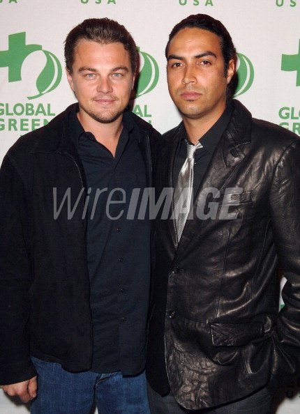 Leonardo DiCaprio with Jonah Johnson...