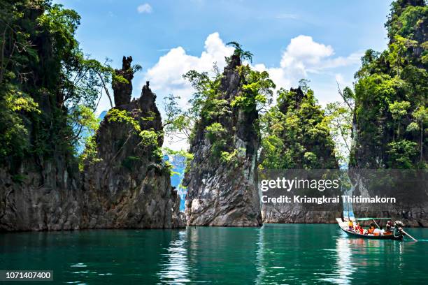 guilin of thailand. - kao sok national park imagens e fotografias de stock