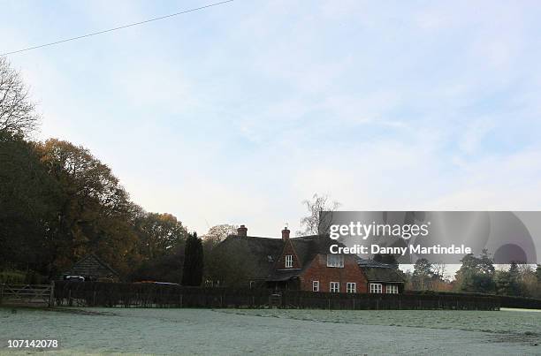 General views of the house where the parents of Kate Middleton, Michael and Carole Middleton, live on November 24, 2010 Bucklebury, United Kingdom.