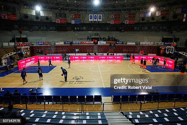 General view of the Cibona Arena before the 2010-2011 Turkish Airlines Euroleague Regular Season Date 6 game between KK Cibona Zagreb v Regal FC...