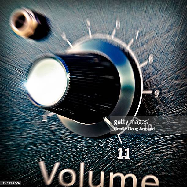 turn the volume up to 11 - turn dial stock illustrations