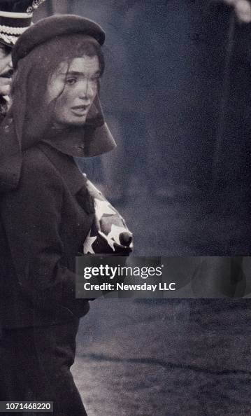 First Lady Jacqueline Kennedy at the funeral of her husband First Lady Jacqueline Kennedy at the funeral of her husband