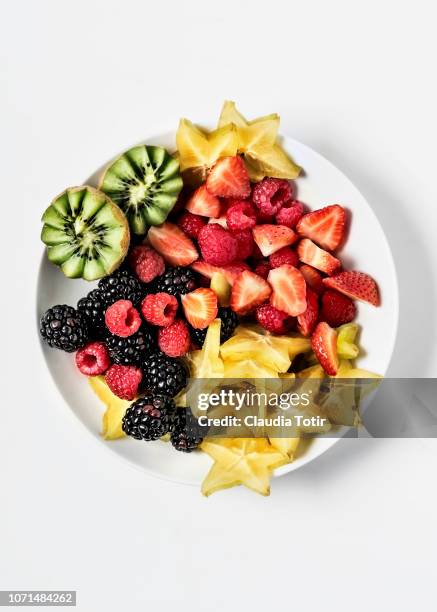 variety of fresh fruit - carambola stock pictures, royalty-free photos & images