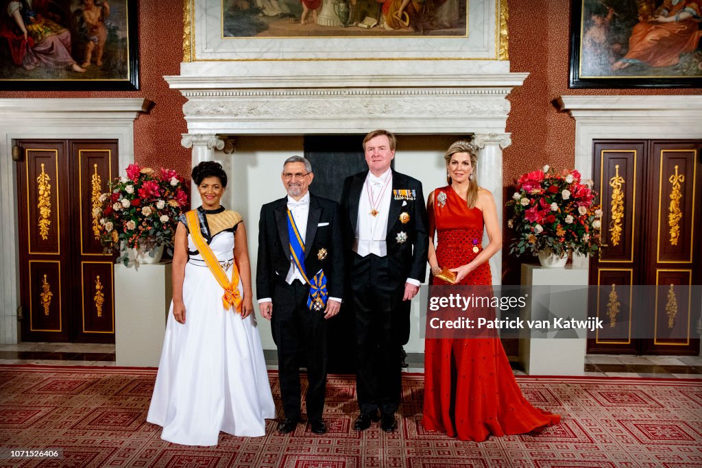 King Willem-Alexander Of The Netherlands And Queen Maxima Of The Netherlands Visit Cape Verde : Day One