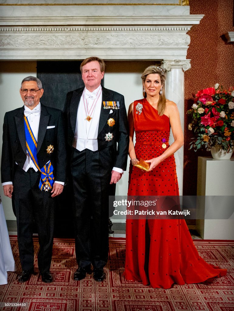 King Willem-Alexander Of The Netherlands And Queen Maxima Of The Netherlands Visit Cape Verde : Day One