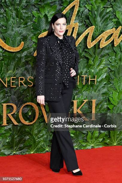 Liv Tyler attends the Fashion Awards 2018 in partnership with Swarovski at Royal Albert Hall on December 10, 2018 in London, England.