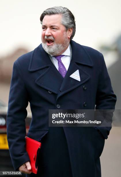 Michael Fawcett, former valet to Prince Charles and current Chief Executive of the Prince's Foundation, attends The Prince's Countryside Fund Raceday...