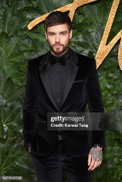 Liam Payne arrives at The Fashion Awards 2018 In Partnership With Swarovski at Royal Albert Hall on December 10, 2018 in London, England.