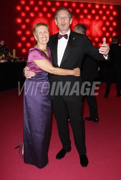 Bert Ruerup and his wife...