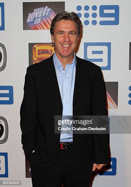 Comedian and actor Glenn Robbins arrives at the live production of "Lights, Camera, Party" celebrating Channel Nine's Studio City on November 27,...